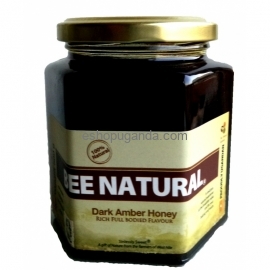 Bee Natural Honey Dark Amber Glass 500 GRAMS