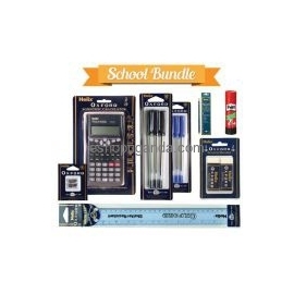 Helix Oxford Back2School Bundle Five (Scientific Calculator, Black & Blue)