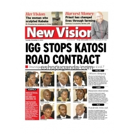 THE CURRENT NEWVISION NEWS PAPER(HARD-COPY)