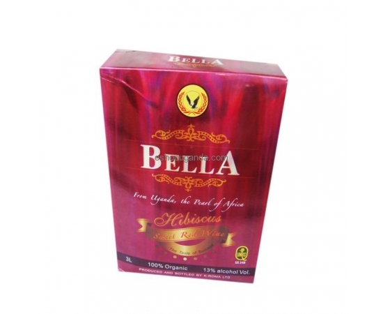 Bella Hibiscus Sweet Red Wine Box - 13% Alc – 3Litre