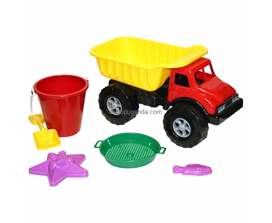 Kids Sand Truck with Extra Play Toys – Multicolor