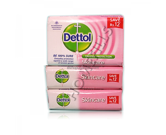 Pack Of Dettol Skin Care Bathing Soap