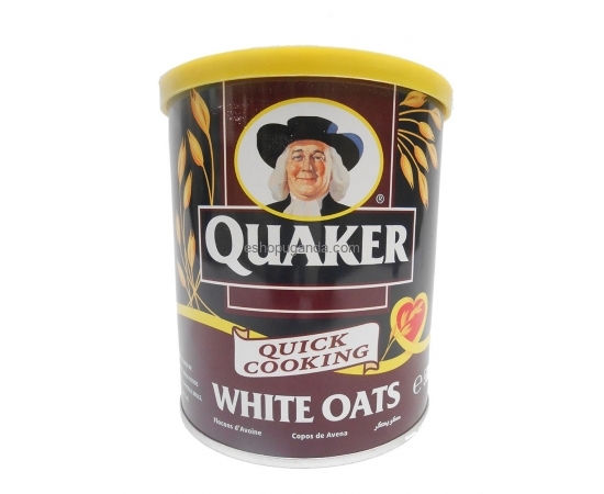 QUAKER Quick Cooking White Oats 6 x 500g Pack