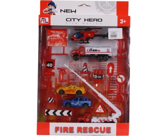 Red Plastic Fire Rescue Toy
