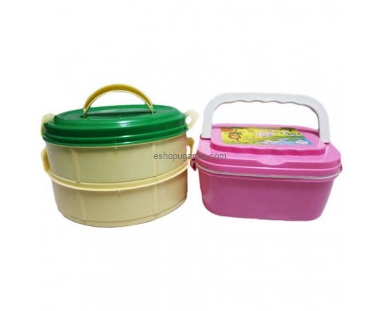 Set Of Two Kids Food Containers- Multi-Color