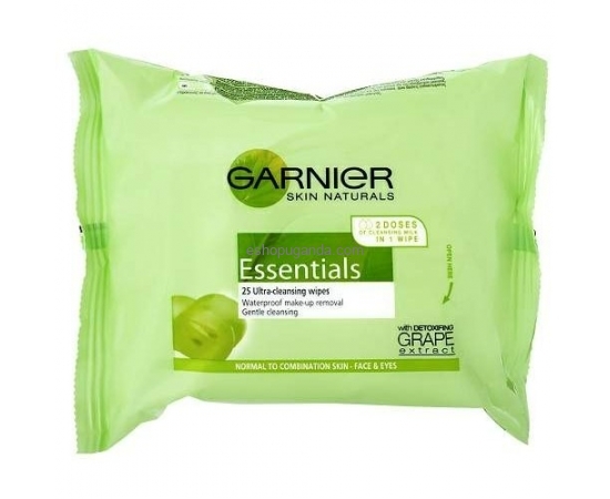 Garnier Skin Naturals Fresh Essentials Cleansing Wipes x 25