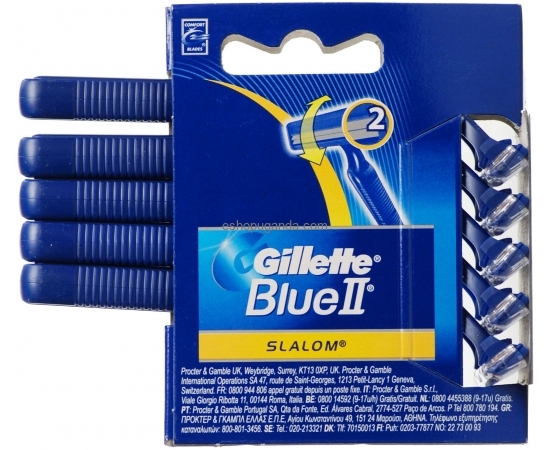 Gillette Blue II Plus Disposable Razor 5 pack