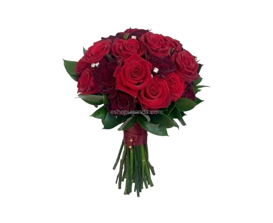 Matt Red Rose Bouquet.