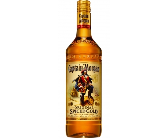 ​(750ml x 12 bottles) Captain Morgan spiced gold Rum carton