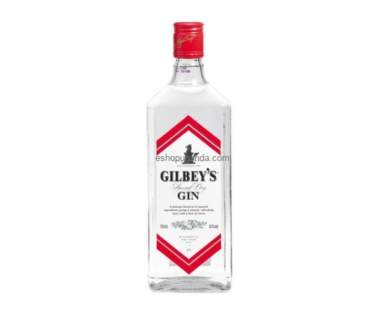 (750ml x 12 bottles) Gilbey’s Gin carton