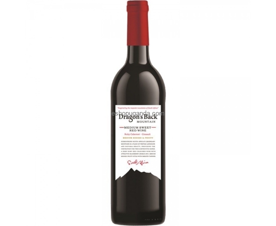 Dragon's Back Mountain Medium Sweet Red Wine - 750ml